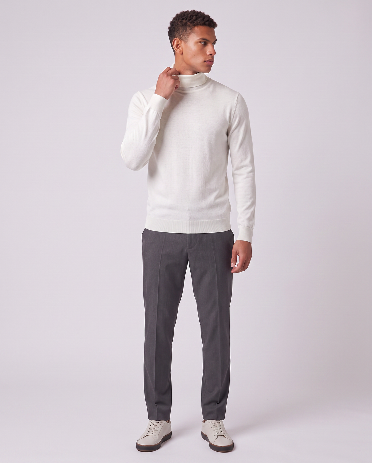 Virelle | Pull Col Roulé Homme en Maille