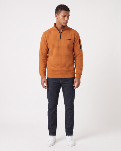 Virelle | Pull Homme en Maille Gaufrée