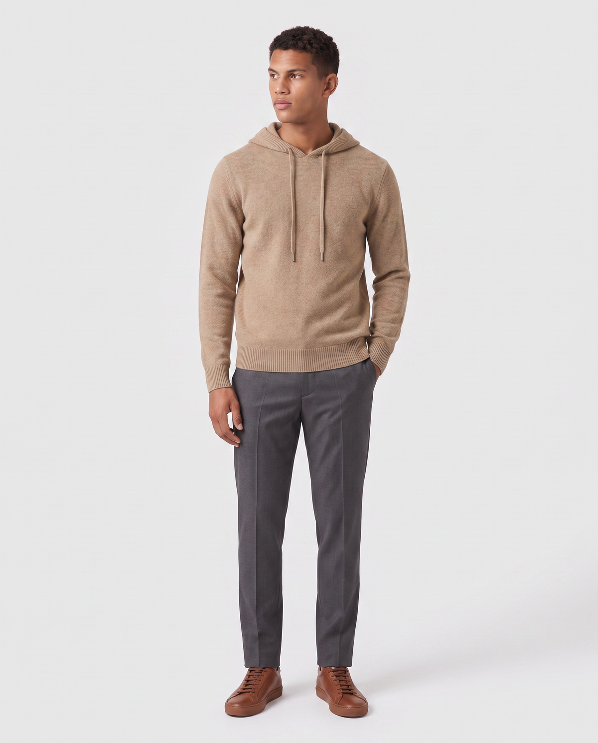 Virelle | Pull à Capuche Homme en Maille