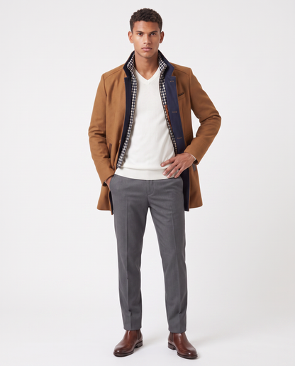 Virelle | Manteau Homme Hiver à Col Montant