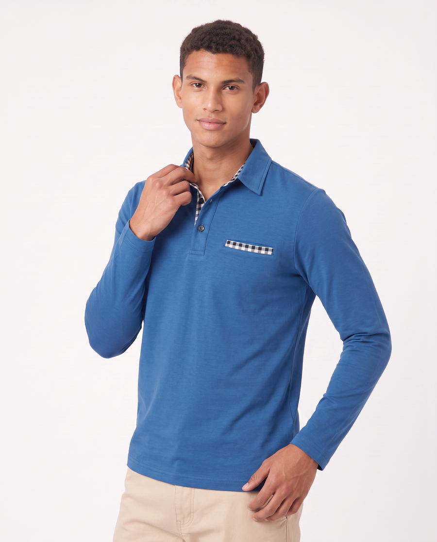Virelle | Polo Homme Casual Manches Longues