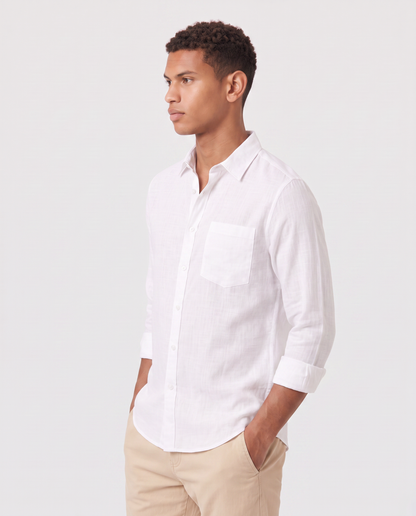 Virelle | Chemise Homme En Lin Décontractée