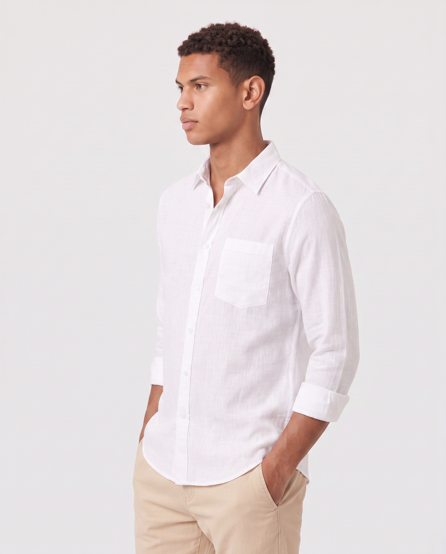 Virelle | Chemise Homme En Lin Décontractée