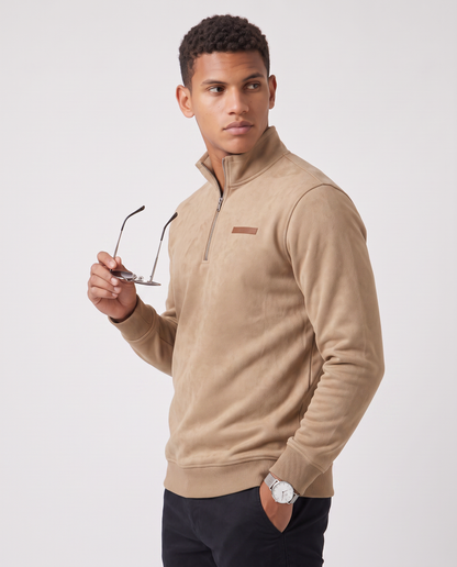 Virelle | Pull Homme à Col Montant Demi-Zip