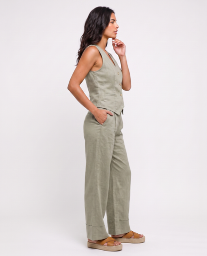 Virelle | Ensemble Femme 2 Pièces Style Lin