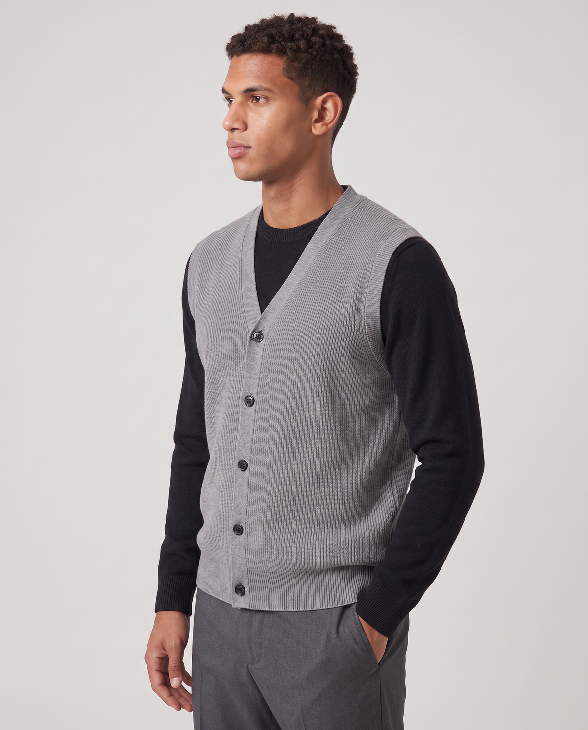 Virelle | Pull Sans Manches Homme Col V