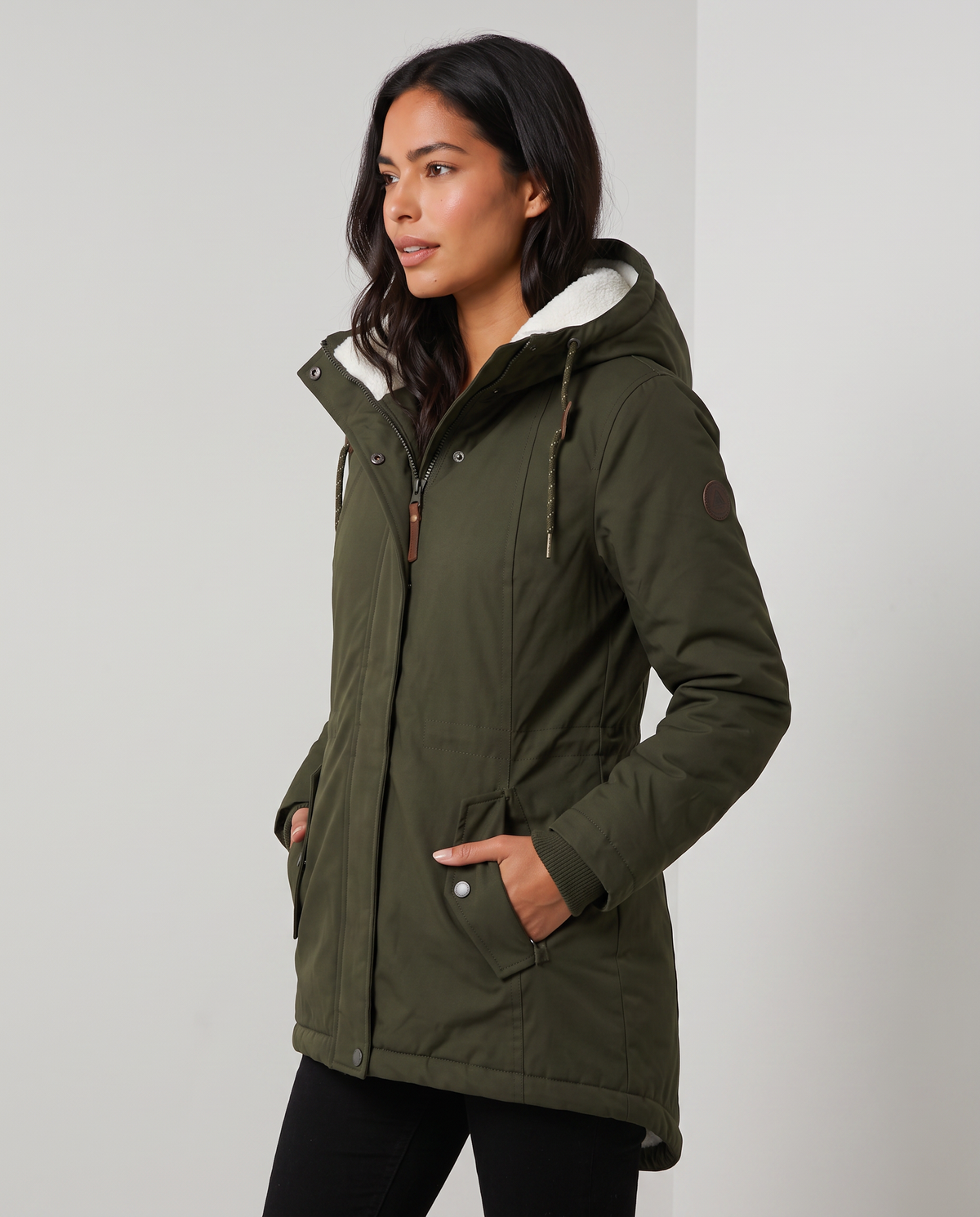 Virelle | Parka Femme Hiver à Capuche Doublée