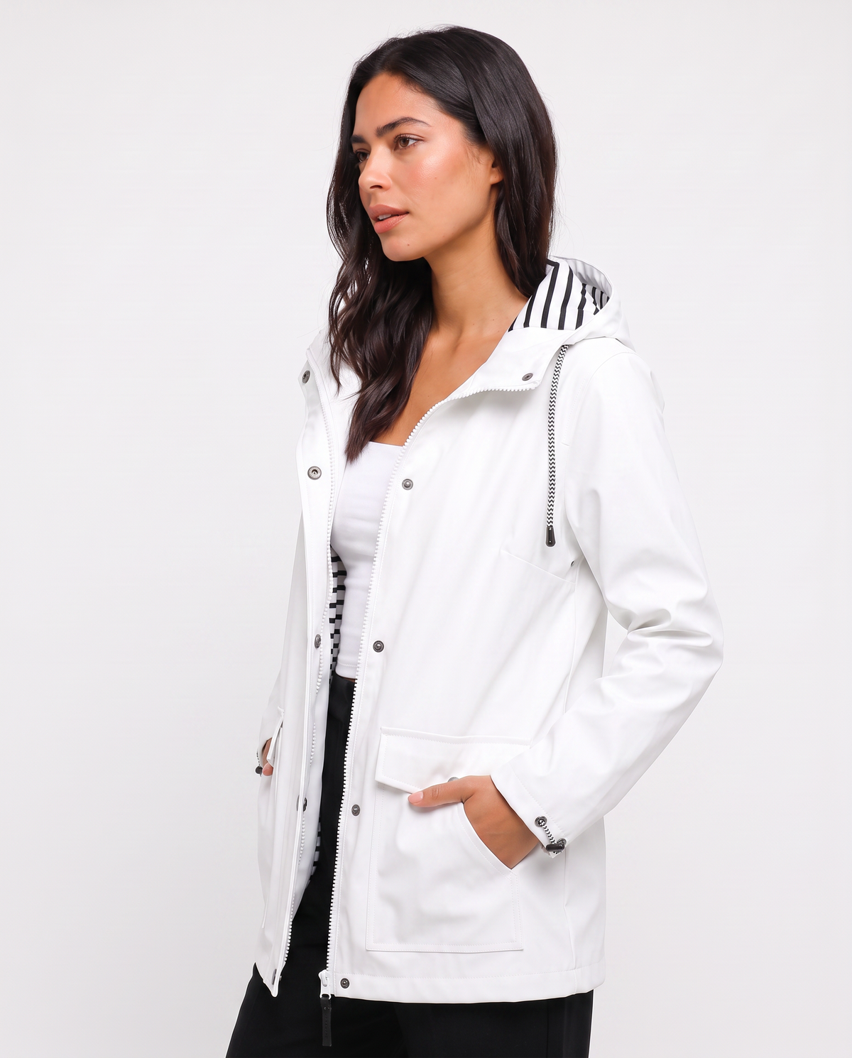 Virelle | Manteau Femme à Capuche Coupe-Vent