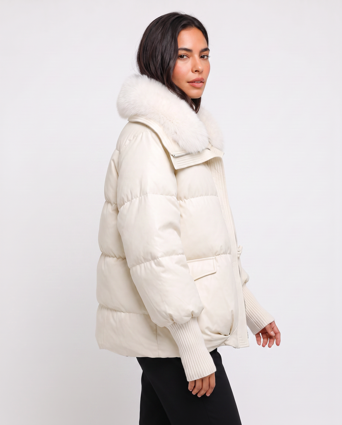 Virelle | Doudoune Femme Col Fourrure