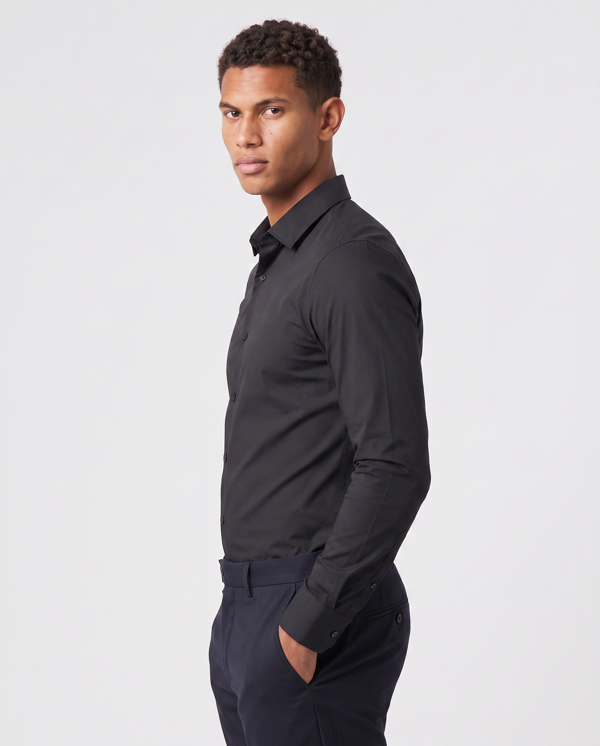 Virelle | Chemise Homme Extensible à Manches Longues