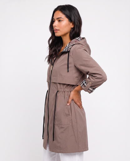 Virelle | Parka Légère Femme à Capuche