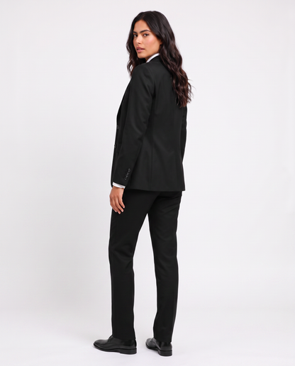 Virelle | Tailleur Tuxedo Femme 3 Pièces Noir