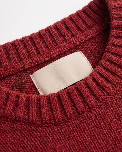 Virelle | Pull Homme Col Rond avec Coudières