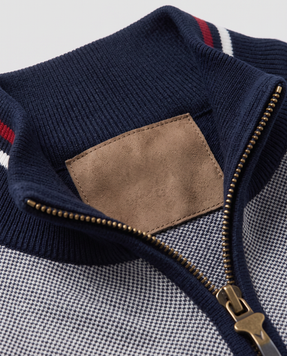 Virelle | Cardigan Homme Zippé en Coton