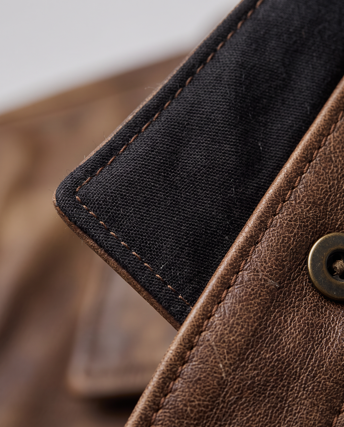 Virelle | Veste Homme en Cuir Vintage