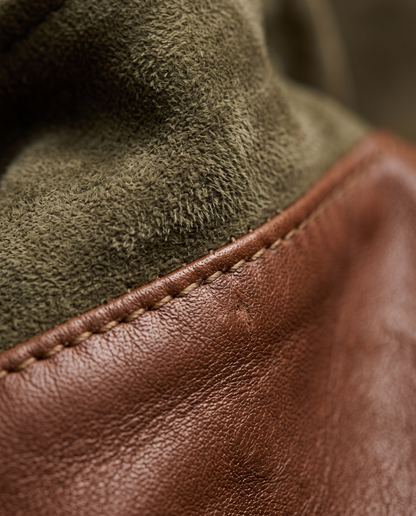 Virelle | Blazer Homme Effet Daim Col Montant