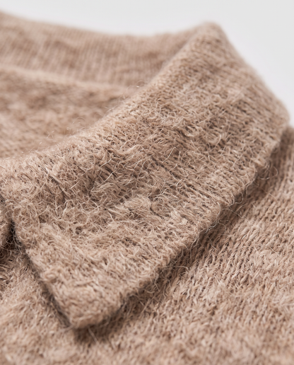Virelle | Cardigan Femme à Col Chemise Boutonné