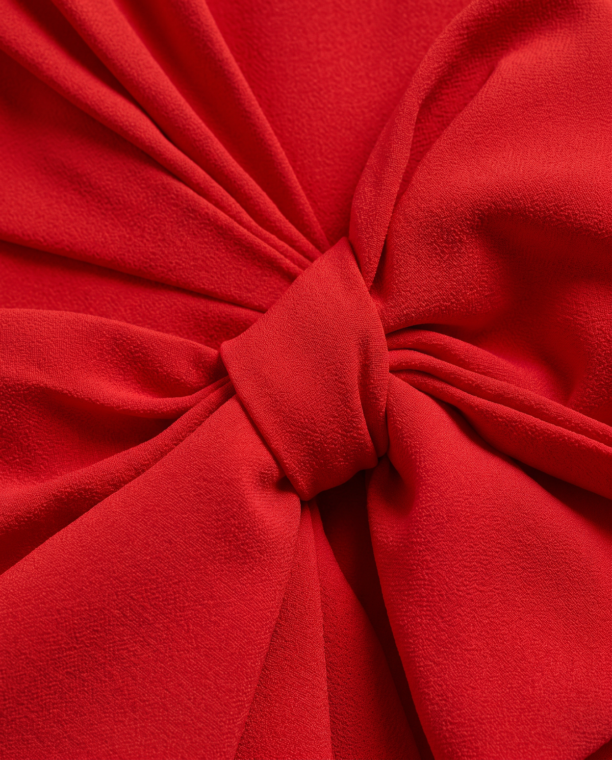 Virelle | Robe Midi Femme Ajustée avec Nœud