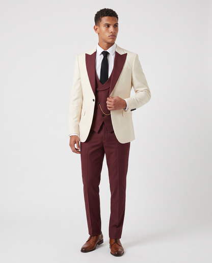 Virelle | Costume Homme 3 Pièces Coupe Ajustée