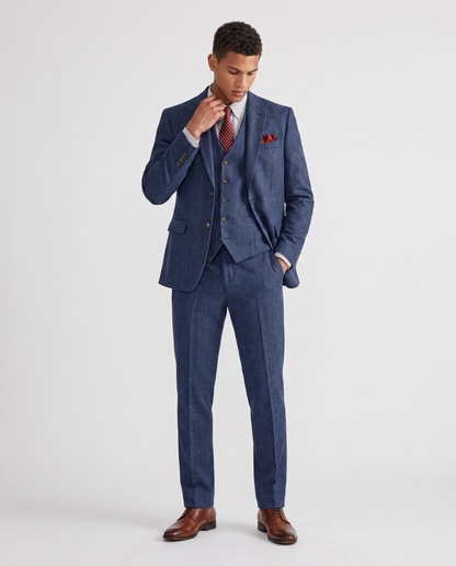 Virelle | Costume Homme 3 Pièces à Chevrons