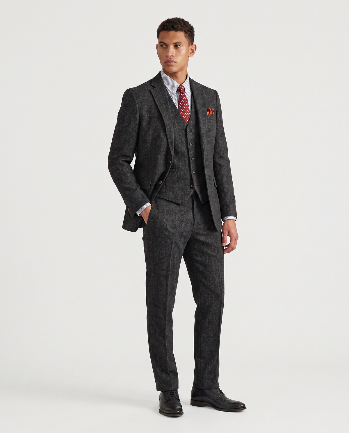 Virelle | Costume Homme 3 Pièces à Chevrons