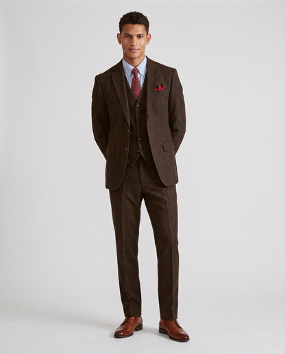 Virelle | Costume Homme 3 Pièces à Chevrons