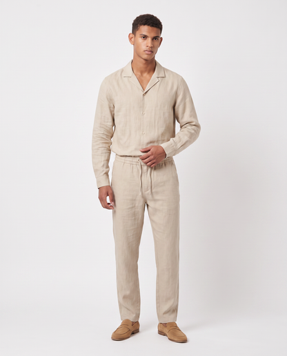 Virelle | Ensemble Lin Beige Homme