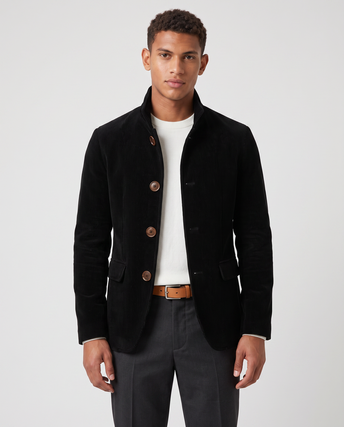 Virelle | Blazer Homme Col Montant