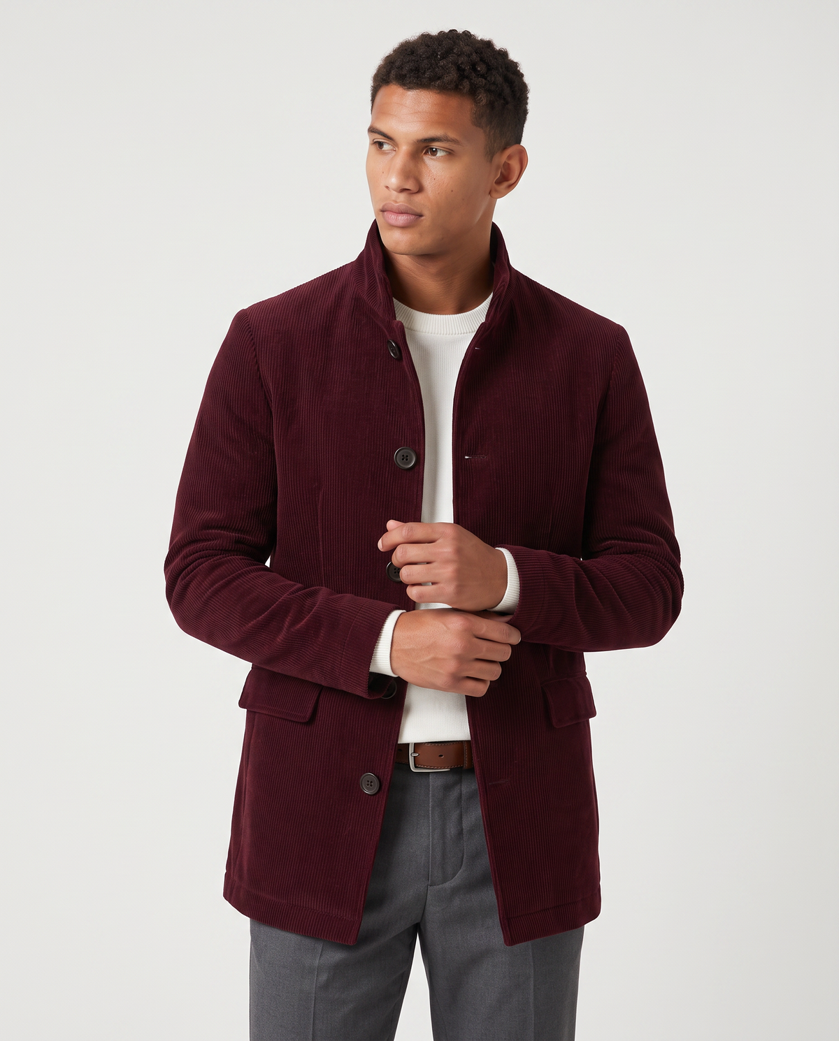 Virelle | Blazer Homme Col Montant