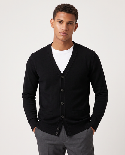 Virelle | Cardigan Homme Col V Boutonné