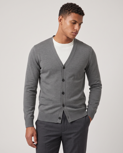 Virelle | Cardigan Homme Col V Boutonné