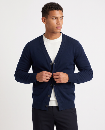 Virelle | Cardigan Homme Col V Boutonné