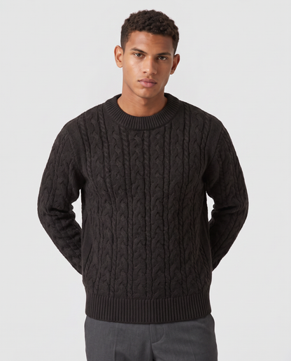 Virelle | Pull Homme en Maille Torsadée