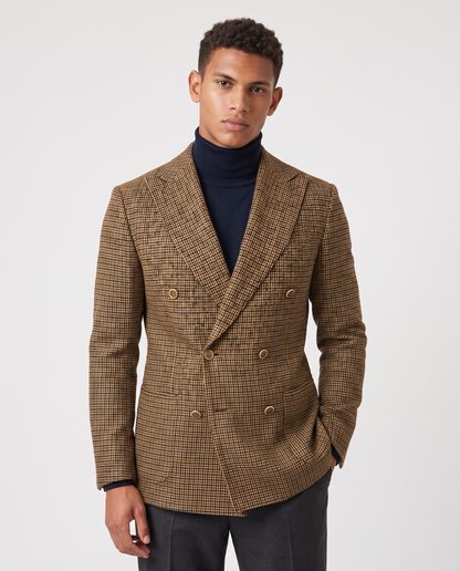 Virelle | Blazer Croisé Homme en Tweed