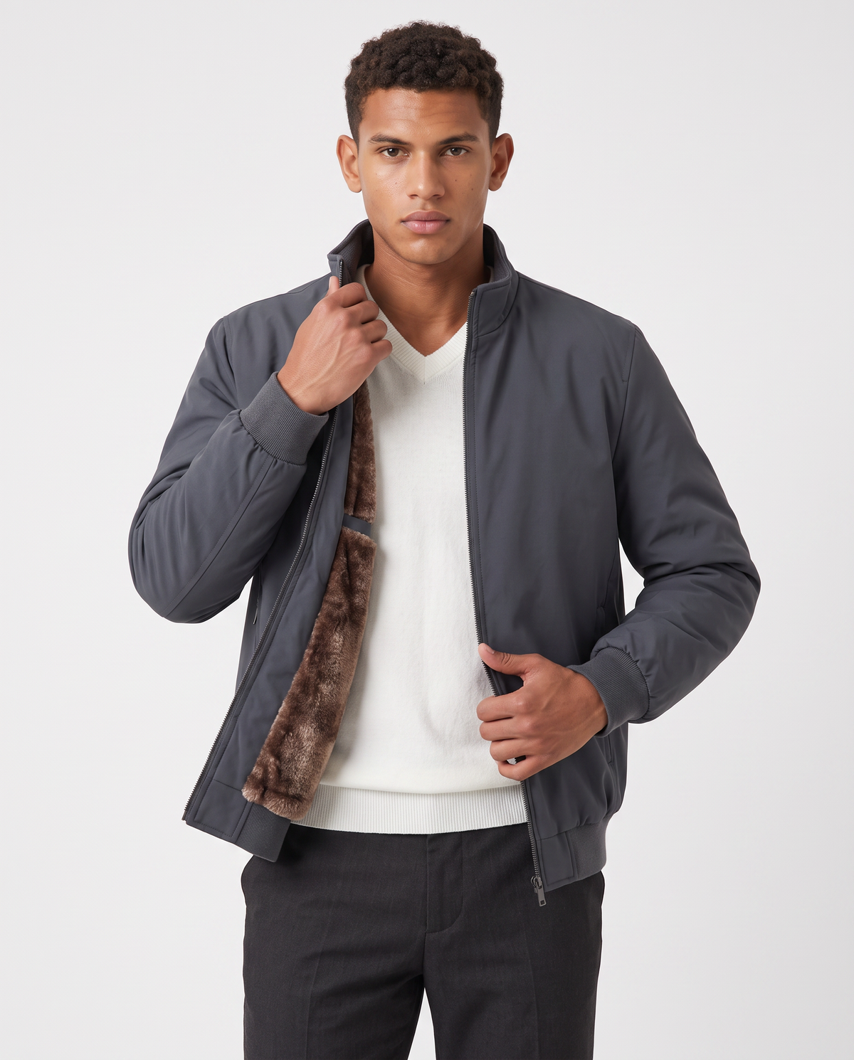 Virelle | Veste d’Hiver Homme Doublée Polaire