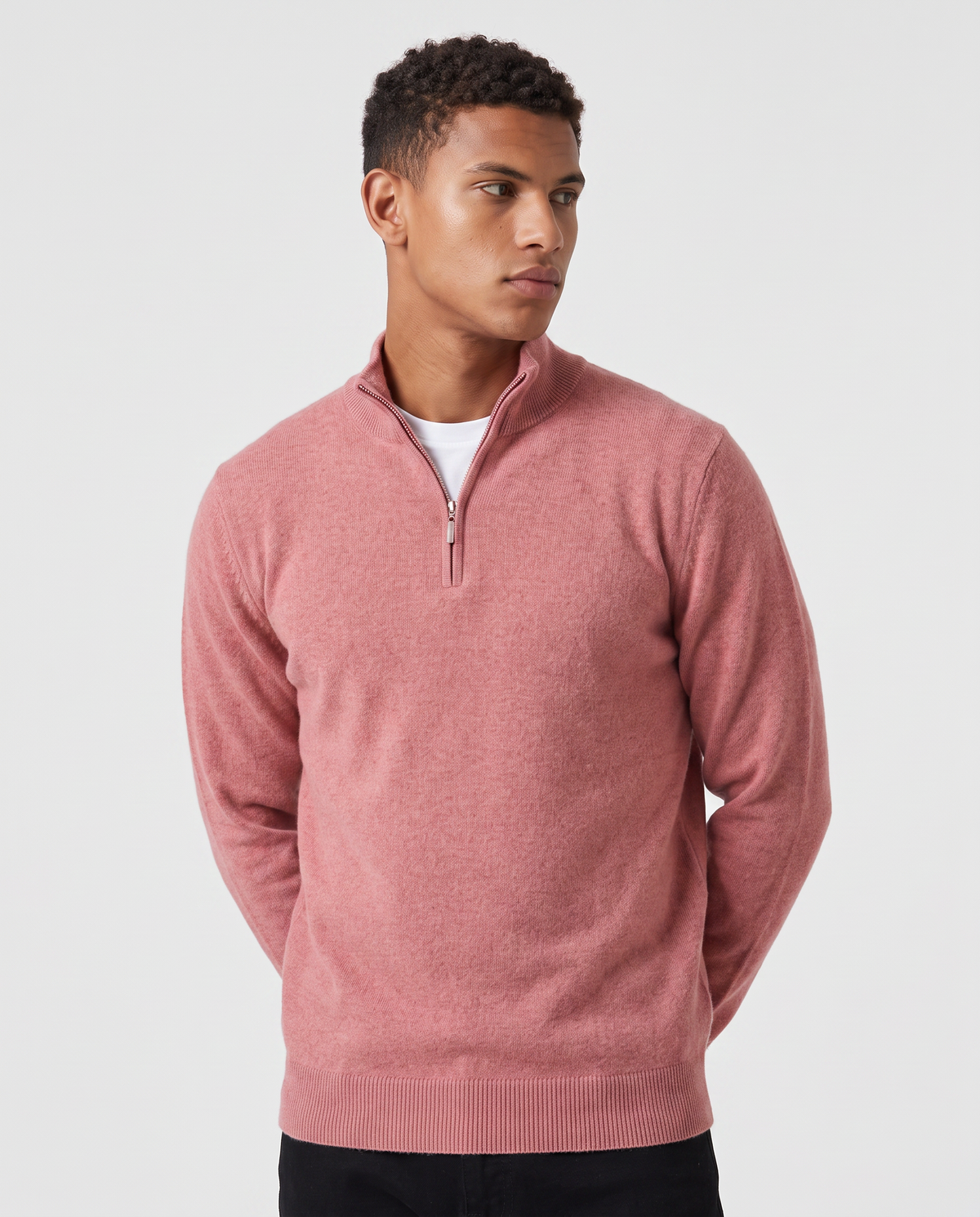 Virelle | Pull Homme à Col Montant Demi-Zip