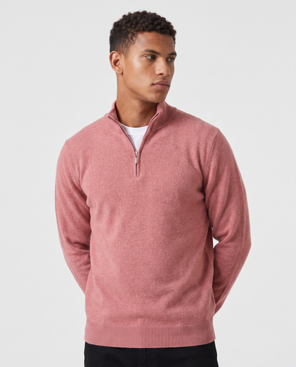 Virelle | Pull Homme à Col Montant Demi-Zip