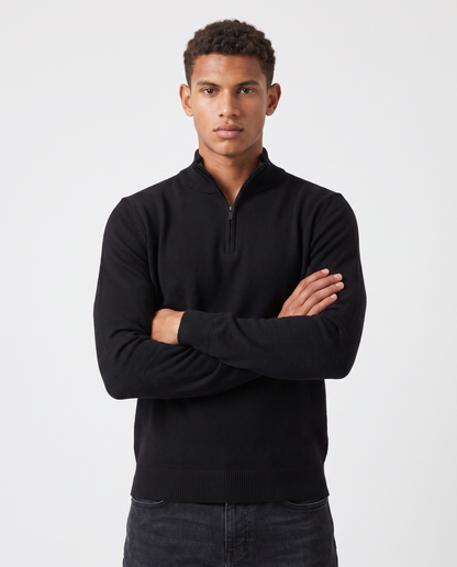 Virelle | Pull Homme à Col Montant Demi-Zip