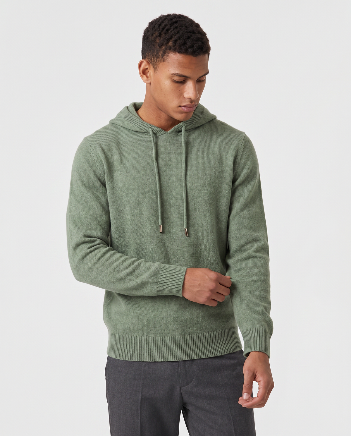 Virelle | Pull à Capuche Homme en Maille