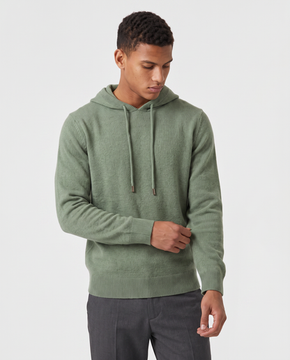 Virelle | Pull à Capuche Homme en Maille