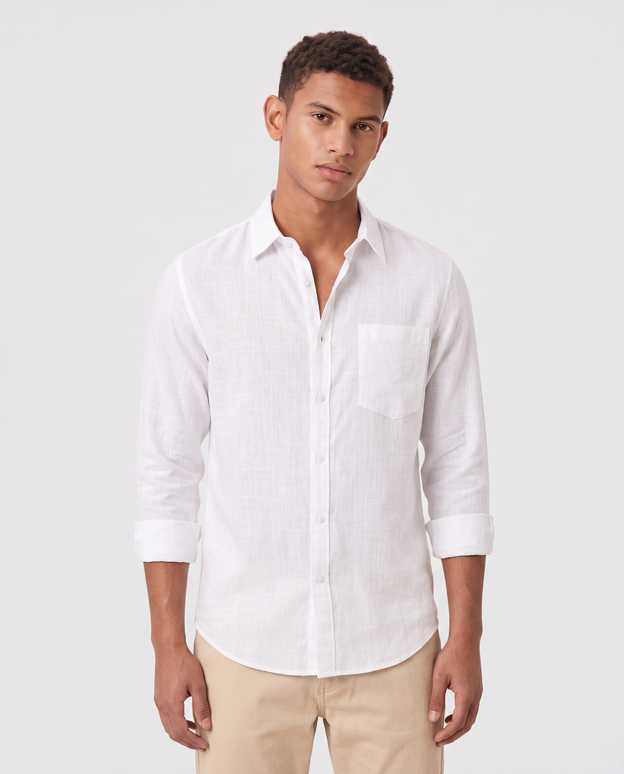 Virelle | Chemise Homme En Lin Décontractée
