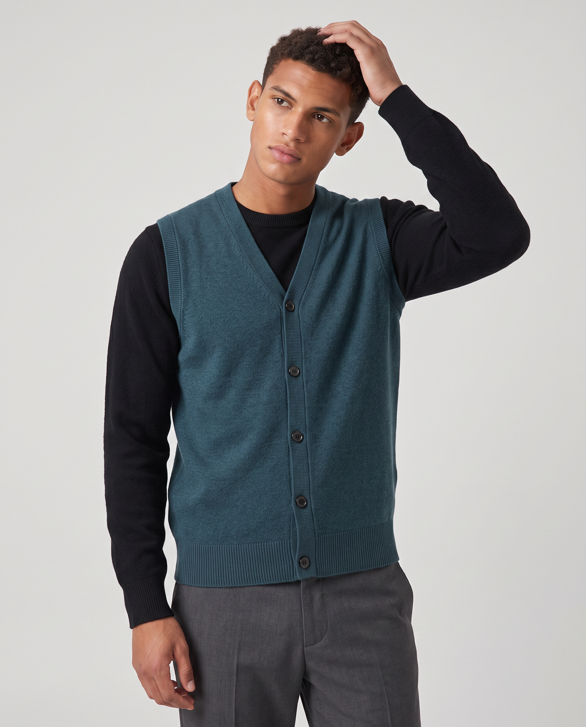 Virelle | Pull Sans Manches Homme Col V