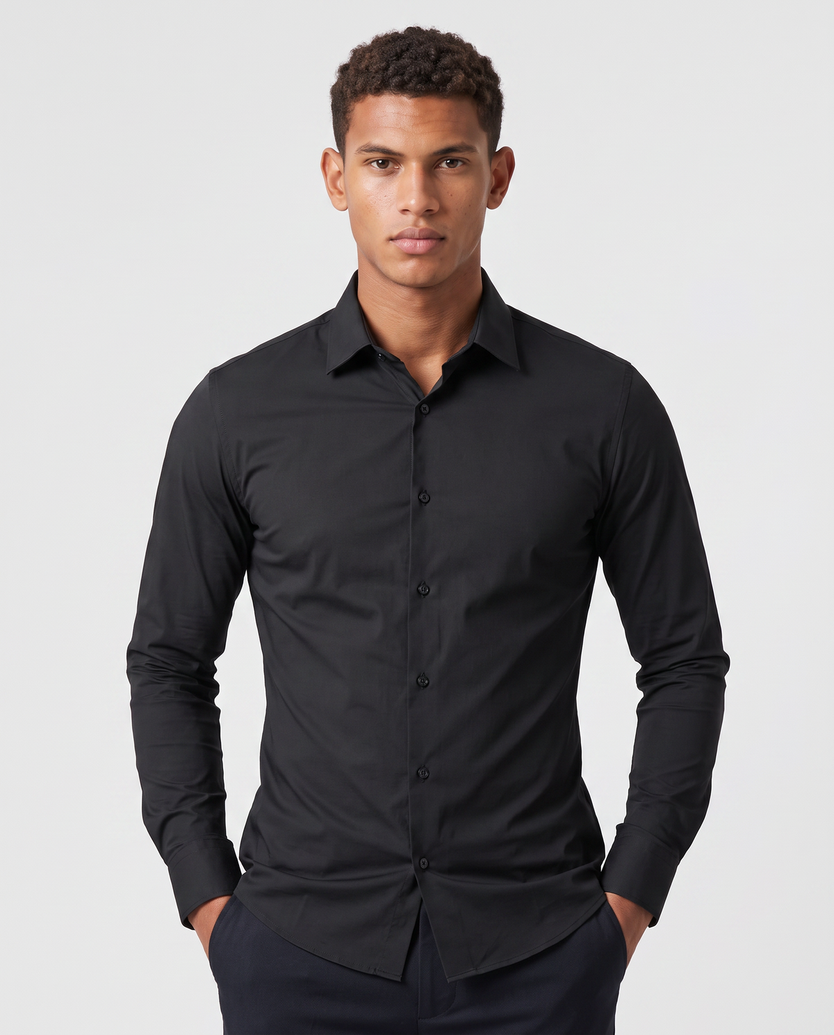 Virelle | Chemise Homme Extensible à Manches Longues