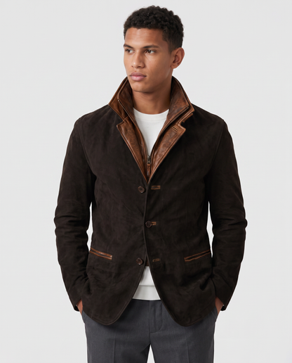 Virelle | Veste Homme en Daim