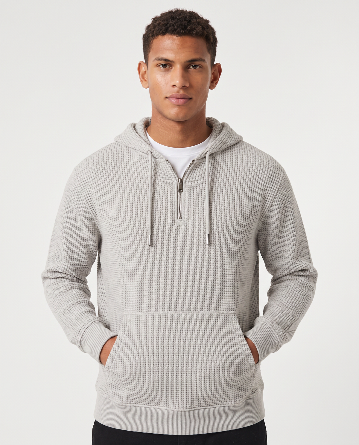 Virelle | Sweat Gaufré à Capuche Homme