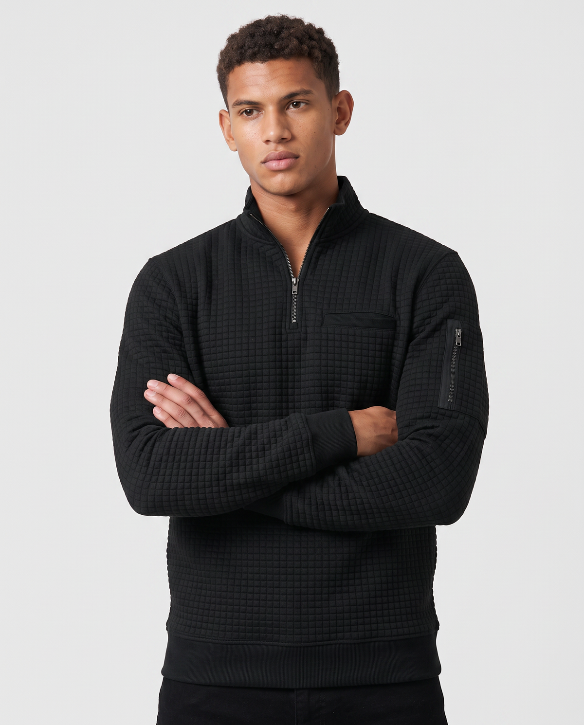 Virelle | Pull Homme en Maille Gaufrée