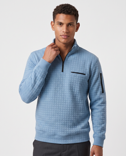 Virelle | Pull Homme en Maille Gaufrée