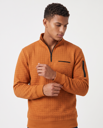 Virelle | Pull Homme en Maille Gaufrée