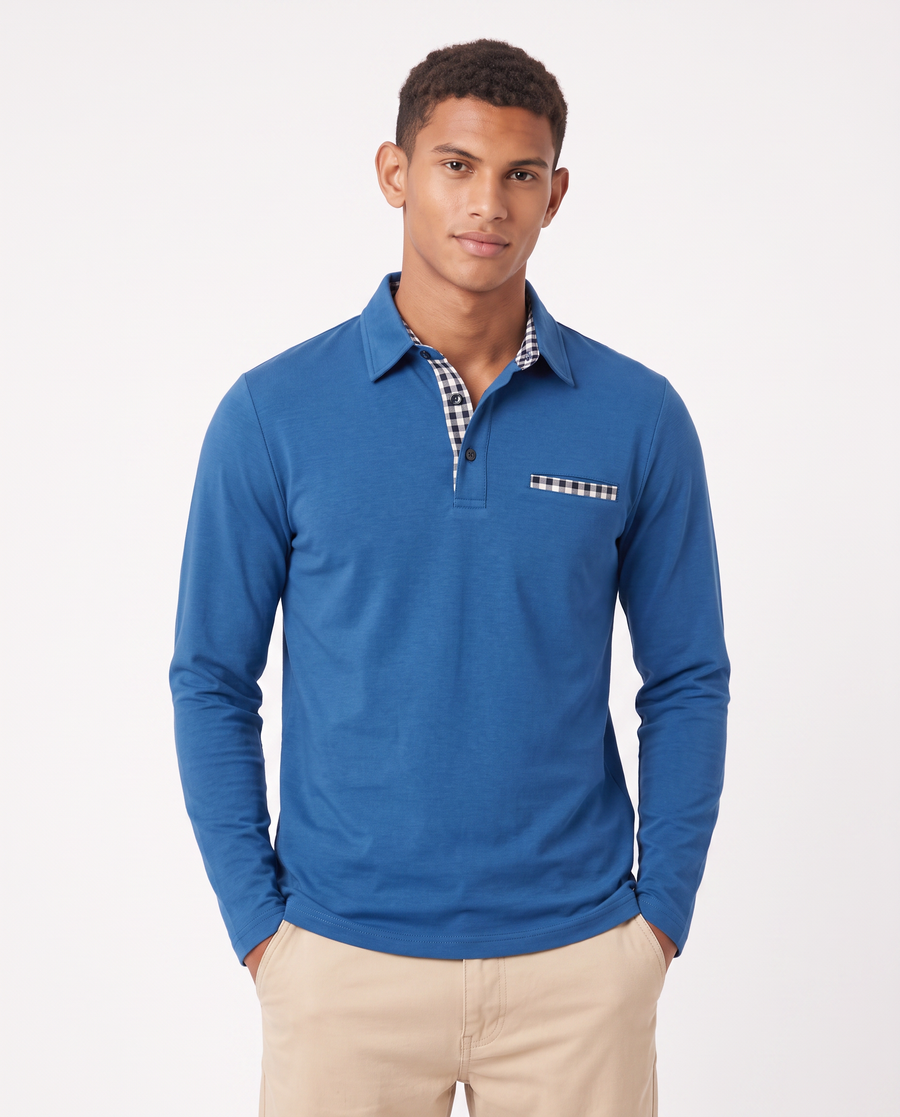 Virelle | Polo Homme Casual Manches Longues