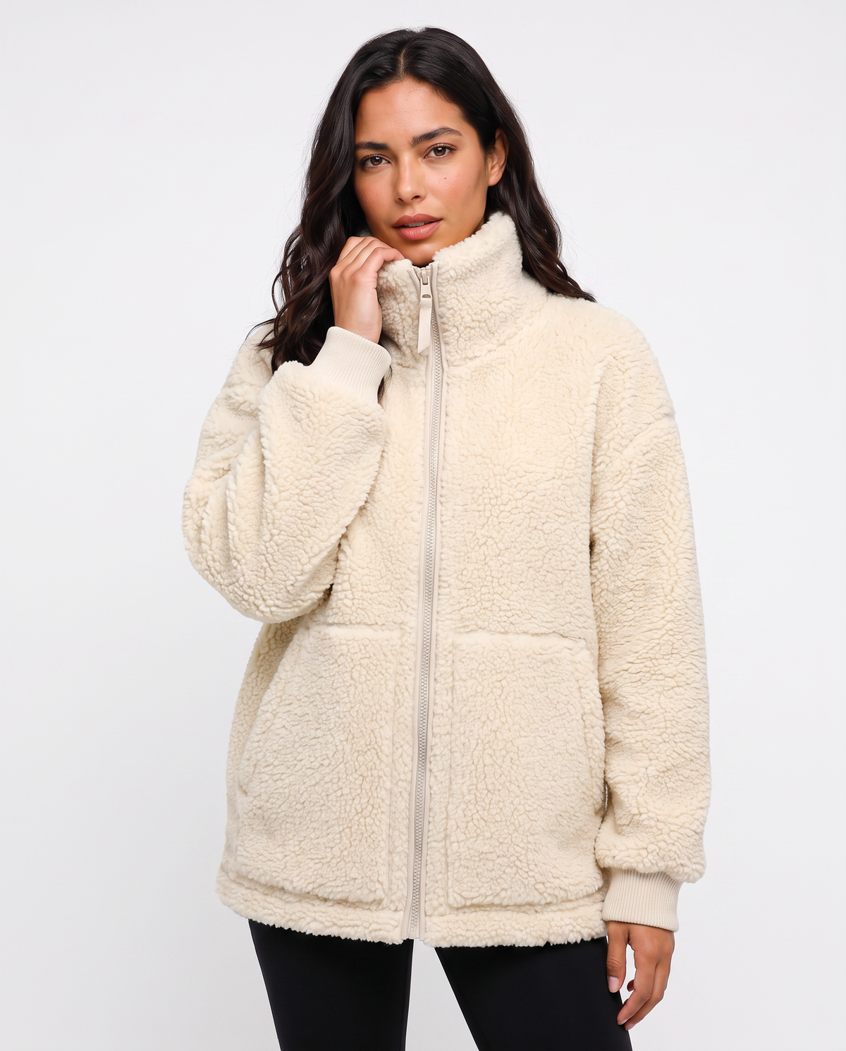 Virelle | Veste Teddy Femme Zippée